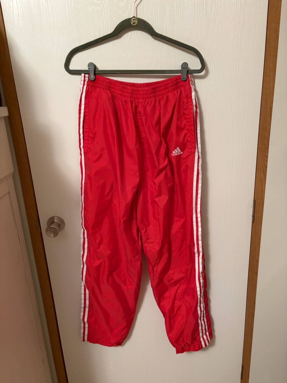 Vintage 90s/Y2K Adidas Nylon Breakaway Track Pants SZ L NICE!!!
